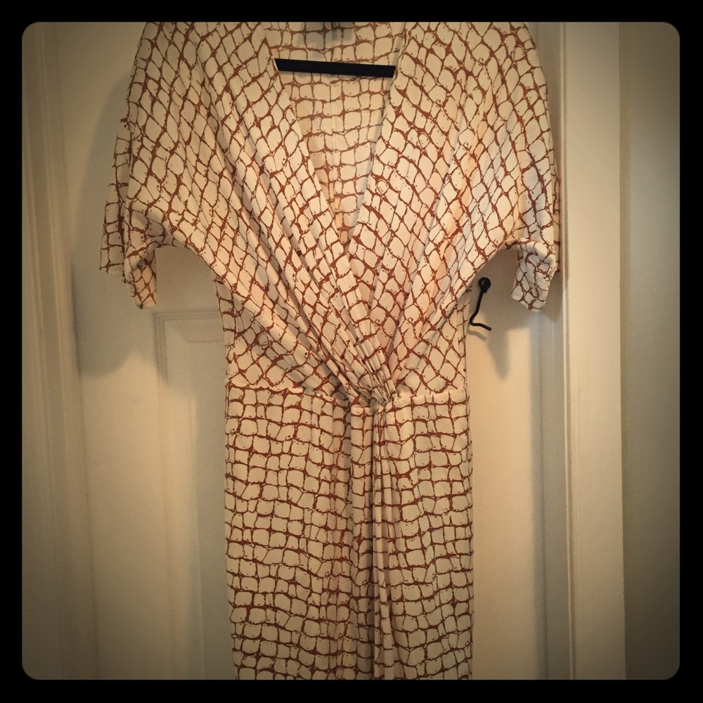 Faux wrap dress